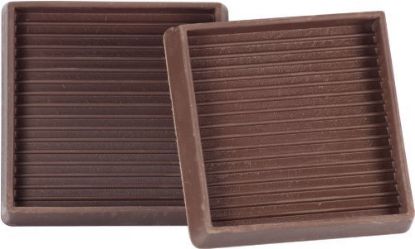 Picture of Caster-Cup 3 X 3 Brown RUBBER