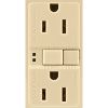 Picture of Electrical-Outlet 15-Amp 125-Volt Self-Test Duplex-Receptacle Ivory
