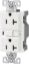 Picture of Electrical-Outlet 20-Amp 125-Volt Duplex-Receptacle Self-Testing Double-Pole 3-Wire White