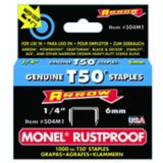 Picture of Monel Staples 1/4"