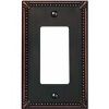 Picture of Wall-Plate 1-Gang Decora/GFCI Imperial Bead Antique-Bronze