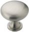 Picture of Cabinet-Knob Traditional Brushed-Nickel 1-1/4" Round