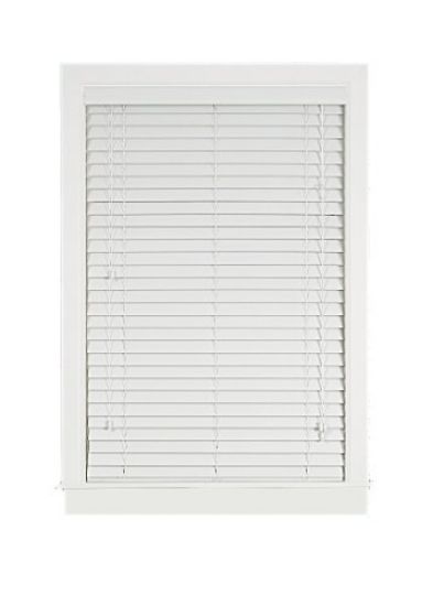 Picture of Window-Blind Faux-Wood Slat-Width 2" 34" Length 64" White