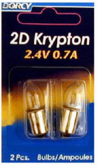 Picture of 2D Krypton Bulbs 2.4V 0.7A