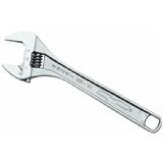 Picture of Adjustable-wrench Cr-va-steel Wide-jaw 12"