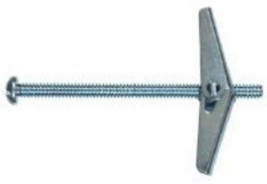 Picture of Toggle-Bolt Zinc-Plated Mild-Steel 1/8" x 4"