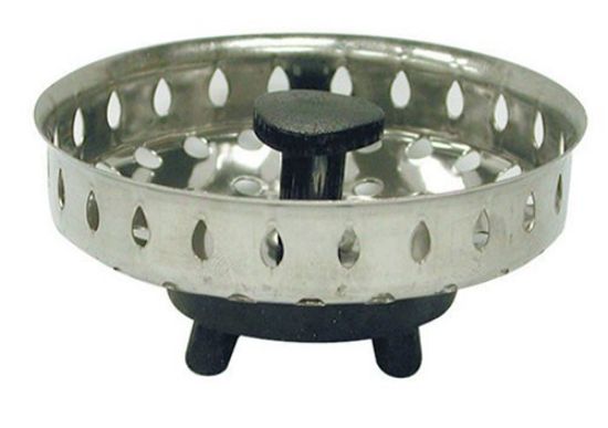 Picture of 3-1/4" X 3/4" Strainer-Basket With Rubber-Stopper