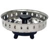 Picture of 3-1/4" X 3/4" Strainer-Basket With Rubber-Stopper