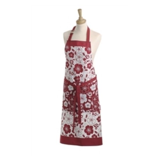 Picture of Red Botanical Cook's Apron