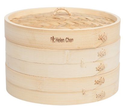 Picture of 10" Bamboo Steamer 3-Piece Set