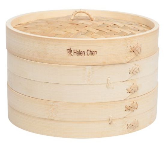 Picture of 10" Bamboo Steamer 3-Piece Set