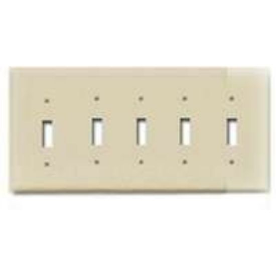Picture of 5-Gang Toggle-Plate-Color