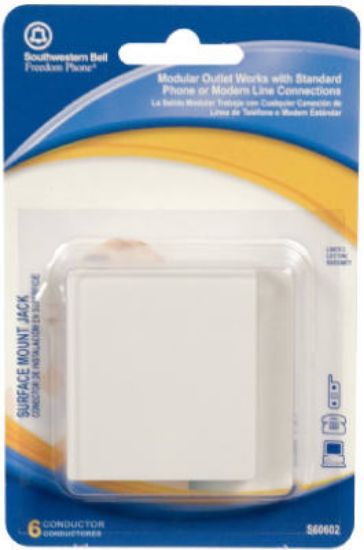 Picture of SDJ61W/17 Surface-Mount Phone-Jack White