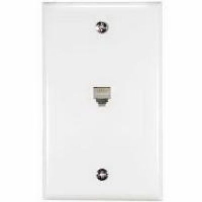 Picture of SDJ6W/17 FLUSH White Wall-Plate