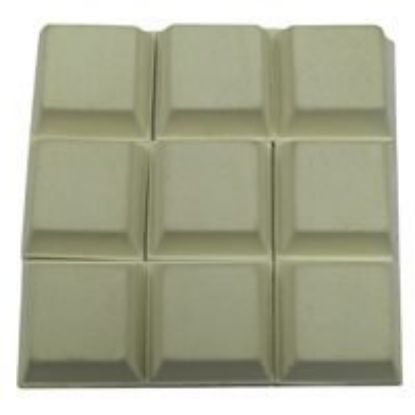 Picture of Square Rubber Bumpers White 1/2"