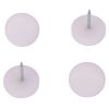 Picture of Nail-on Furniture-Glides Plastic White 7/8"