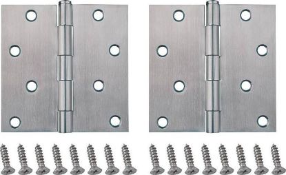 Picture of Door Hinges Square-Corner Stainless-steel 4" X 4"