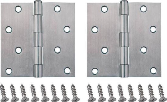 Picture of Door Hinges Square-Corner Stainless-steel 4" X 4"