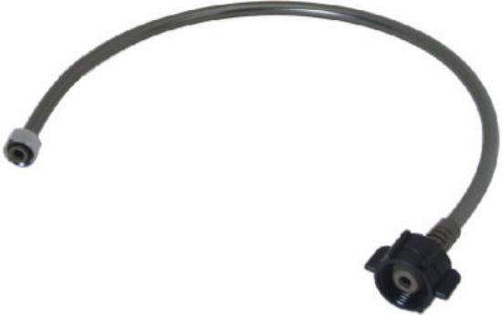 Picture of Toilet Supply-Line 3/8" OD Tube x 7/8" Ball-Cock x 12" Silver