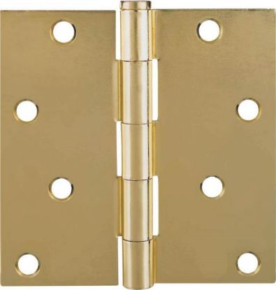 Picture of Door-Hinge Square COR 4 X 4 Satin-Brass