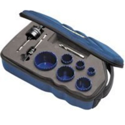 Picture of 9 Piece Plumber's Hole-Saw Kit Bi-metallic