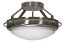 Picture of Polaris Light-Fixture Semi-Flush-Mount Brushed-Nickel 2 x
