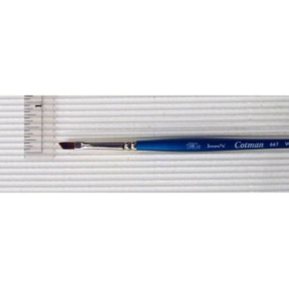 Picture of Artist-Brush Cotman 667 Angle Short Handle 1/8"