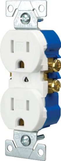 Picture of Electrical-Outlet Duplex-Receptacle White