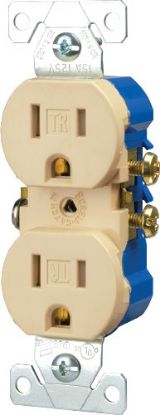 Picture of Electrical-Outlet Duplex-Receptacle Ivory