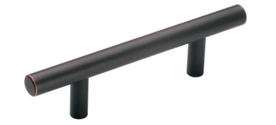Picture of Cabinet-Pull Bar-Style Oil-Rubbed-Bronze 3" Center 5-3/8" length x 1/2" width x 1-3/8" height