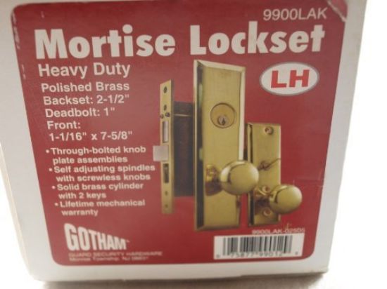 Picture of Mortise-Lockset Attached Brass