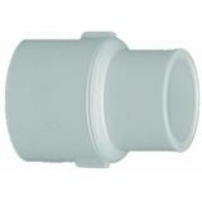Picture of PVC-Plumbing Schedule-40 Reducer-coupling S X S 3/4" X 1/2"