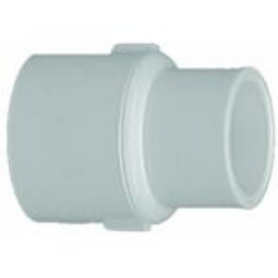 Picture of PVC-Plumbing Schedule-40 Reducer-coupling S X S 3/4" X 1/2"
