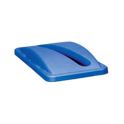 Picture of Slim Jim Paper Recycling Top Blue
