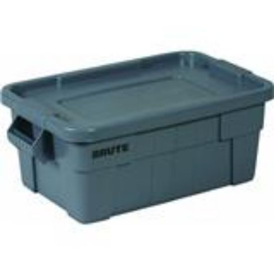 Picture of 9S30 Tote With-Lid 14-Gallon Gray