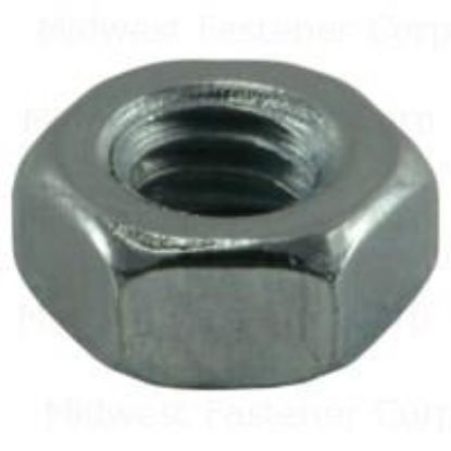 Picture of Hex-Nut Din 934-8 Mild-Steel 3-mm x 0.5 Pitch