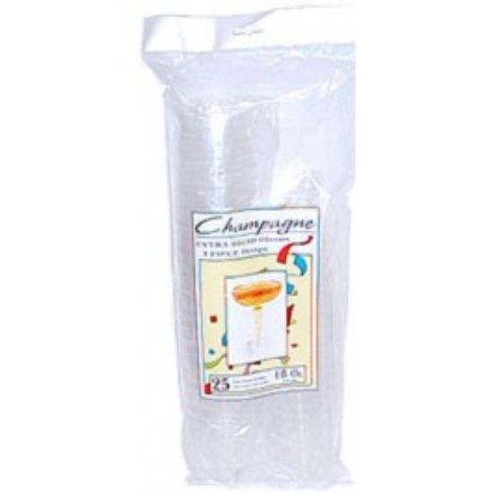 Picture of 25 Count 2-piece Champagne-Glass