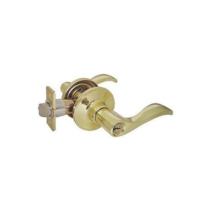 Picture of Lock-Set Lever-Handle Entrance-Type Naples Polished Brass
