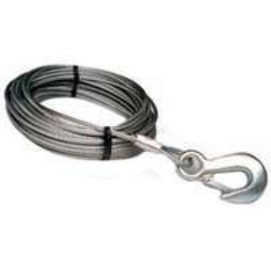 Picture of Winch Cable With Latch Hook 7/32 In Diameter5600 Lb