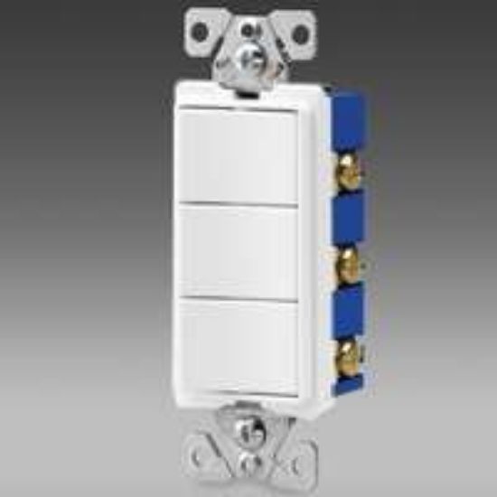 Picture of Deco Combination 3switch White