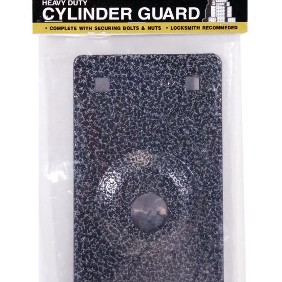 Picture of Cylinder-guard Raised Steel Black