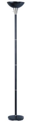 Picture of 72" Torch Floor-Lamp Metal Shade- Black