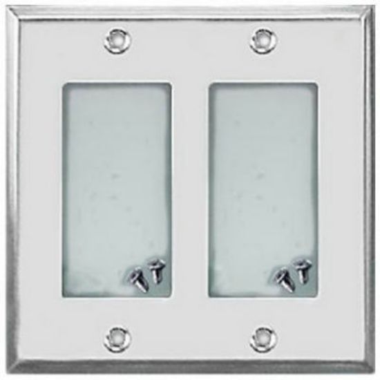 Picture of Wall-Plate Decora-Style Chrome-plated Steel