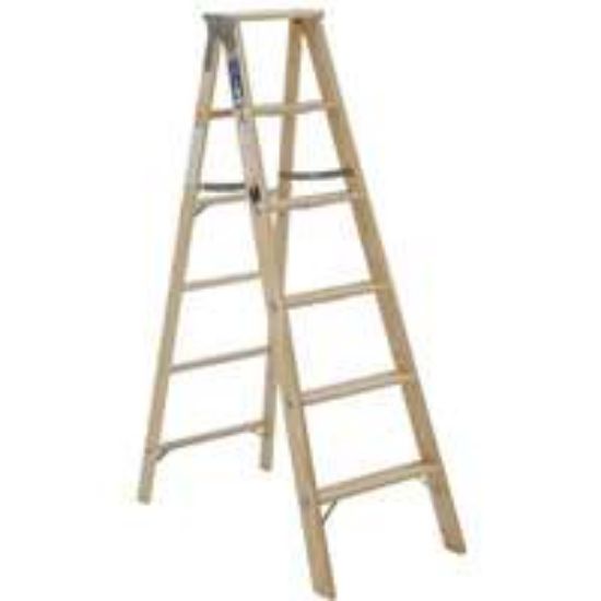 Picture of 6' Wood Type-I Step-Ladder
