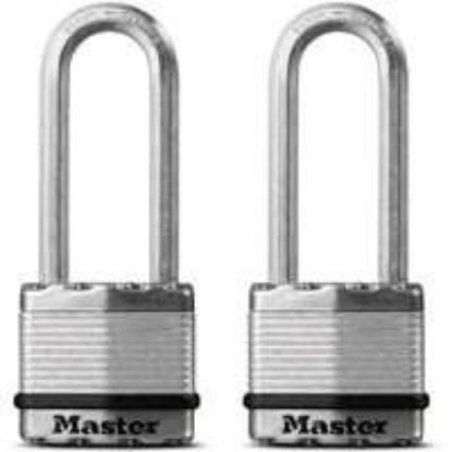 Picture of 1-3/4" Long-Shackle Keyed-padlock Laminated-steel