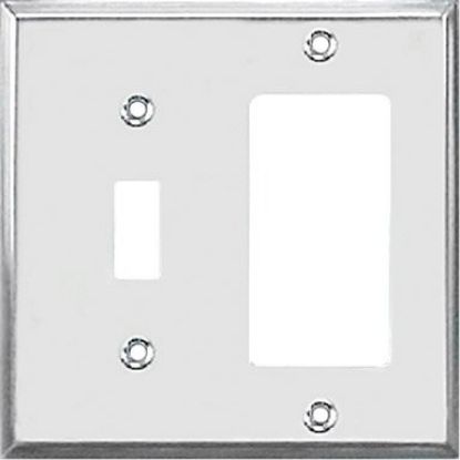 Picture of Chrome Single TOG/GFI Plate