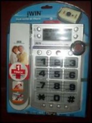 Picture of White Emergency Dial Telephone