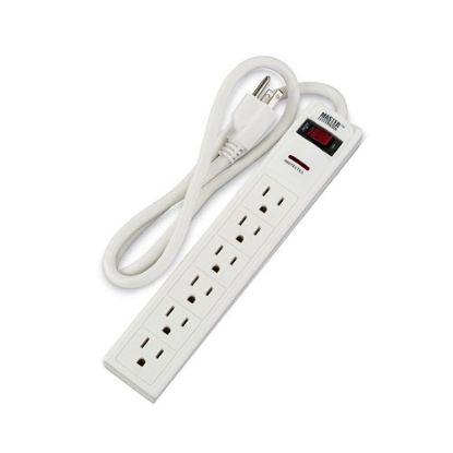 Picture of Surge-protector 6-outlet 450 Joules 3' White