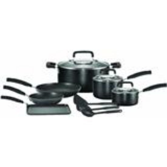 Picture of 12 Piece Cookware Set Non-stick Aluminum Black