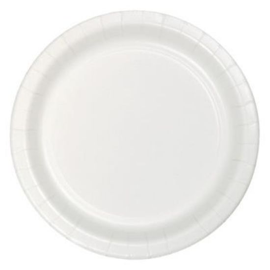 Picture of 9" White Paper-Plate